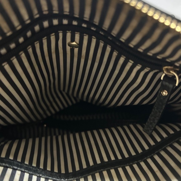 Black Leather Kate Spade Tote Bag - Picture 6 of 10